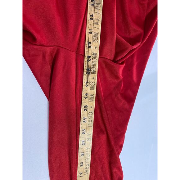 ADIDAS Men's Small Tiro 21 AEROREADY Track Sweat Pants HC7722 Red Elastic Waist - Picture 3 of 10